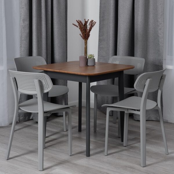 Стул JOLLY (mod. XRB-096-B2)  пластик, серый (grey), 46 х 50,5 х 78 см фото № 14