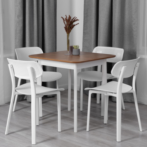 Стул JOLLY (mod. XRB-096-B2)  пластик, белый (white), 46 х 50,5 х 78 см фото № 14