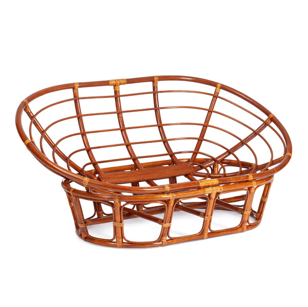 Диван MAMASAN/МАМАСАН 23/02 W /с подушкой/ 169х102х80 см, Cognac (коньяк), матрац 182х119 см, ткань серо-бежевая 3М 16/2 фото № 6