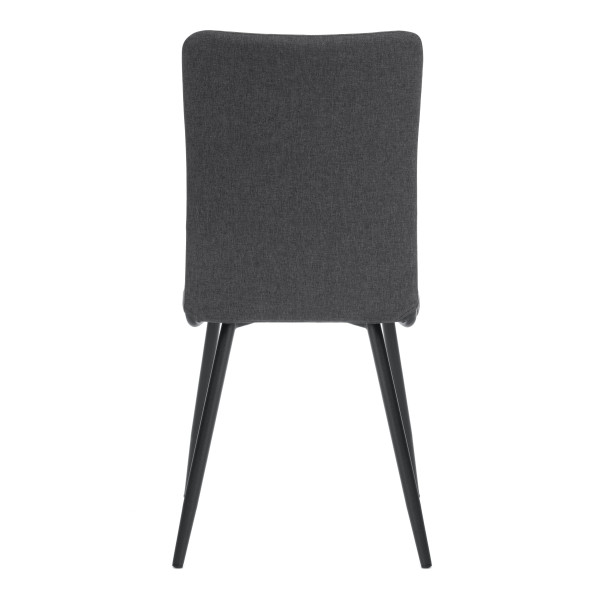 Стул обеденный La Rousse NEW, ткань рогожка, темно-серый, F68, 45x55x93 см фото № 4