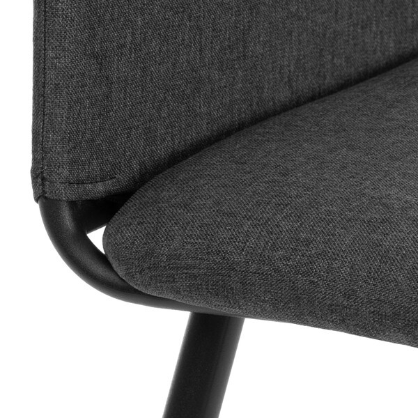 Стул обеденный La Rousse NEW, ткань рогожка, темно-серый, F68, 45x55x93 см фото № 6