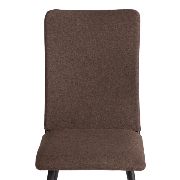 Стул обеденный La Rousse NEW, ткань рогожка, коричневый/черный, 3М7-147, 45x55x93 см фото № 6