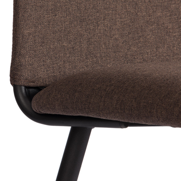 Стул обеденный La Rousse NEW, ткань рогожка, коричневый/черный, 3М7-147, 45x55x93 см фото № 9