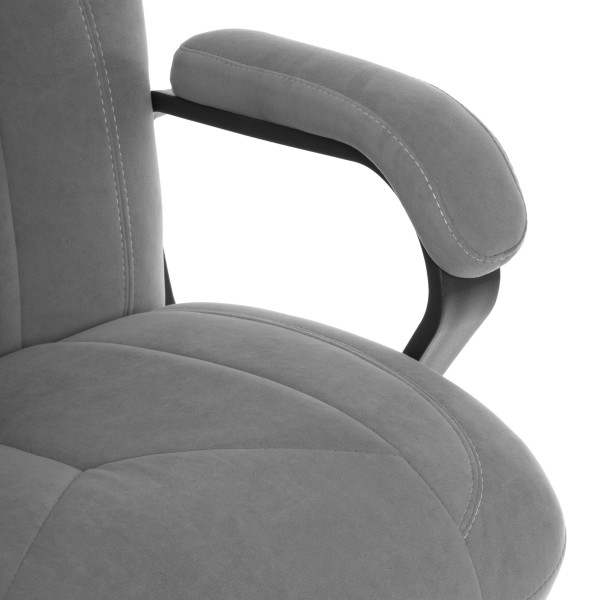 Кресло Boss metalBL велюр, серый, 29 фото № 9