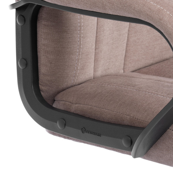 Кресло Boss metalBL ткань, светло-коричневый, KUB 03 фото № 8