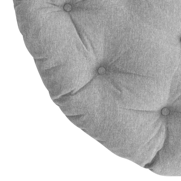 23/01 Матрац для кресла "Папасан" ткань, серо-бежевый, 3M 16/2 фото № 3