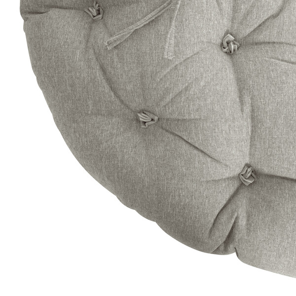 23/01 Матрац для кресла "Папасан" ткань, серо-бежевый, 3M 16/2 фото № 4