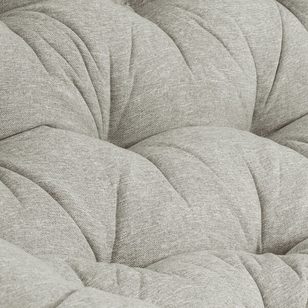 23/01 Матрац для кресла "Папасан" ткань, серо-бежевый, 3M 16/2 фото № 7