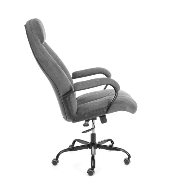 Кресло Boss metalBL ткань, серый, KUB 05 фото № 3