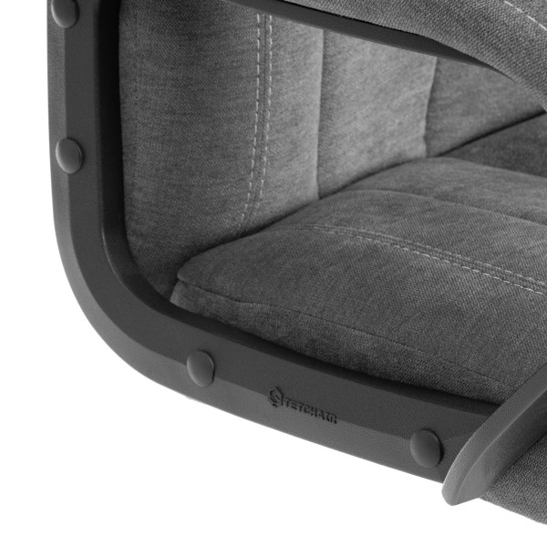 Кресло Boss metalBL ткань, серый, KUB 05 фото № 8