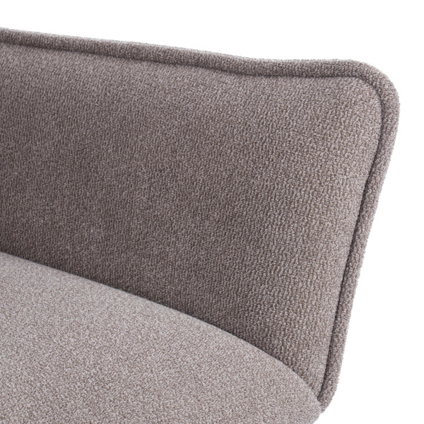 Кресло Murano/Мурано хром велюр/букле (HYP), бежевый фото № 11