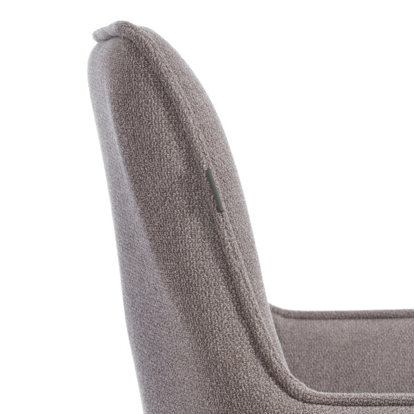 Кресло Murano/Мурано хром велюр/букле (HYP), бежевый фото № 7