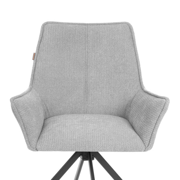 Кресло Murano/Мурано опора 360, велюр/букле (HYP), светло-серый фото № 6