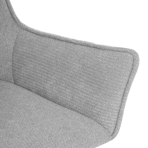 Кресло Murano/Мурано опора 360, велюр/букле (HYP), светло-серый фото № 8