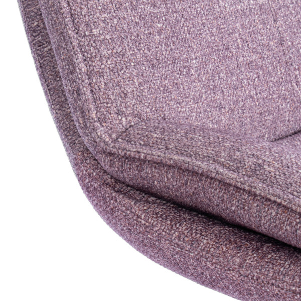 Кресло лаунж Cosmo велюр/букле, VT shape wood rose фото № 8