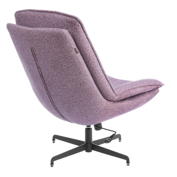 Кресло лаунж Cosmo велюр/букле, VT shape wood rose фото № 4