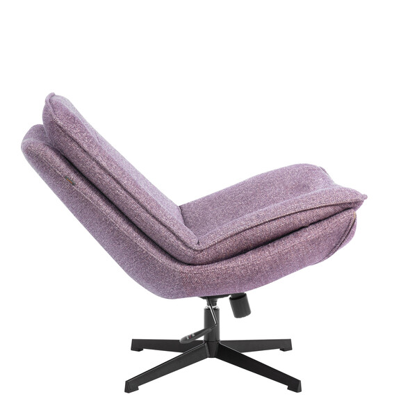 Кресло лаунж Cosmo велюр/букле, VT shape wood rose фото № 3