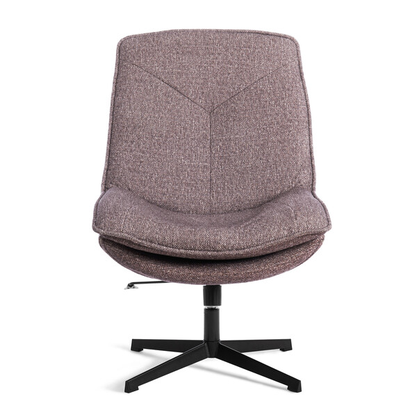 Кресло лаунж Cosmo велюр/букле, VT shape wood rose фото № 6