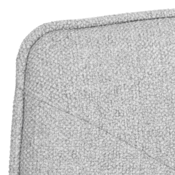 Кресло лаунж Cosmo велюр/букле (HYP)/Экокожа, светло-серый/графит фото № 10