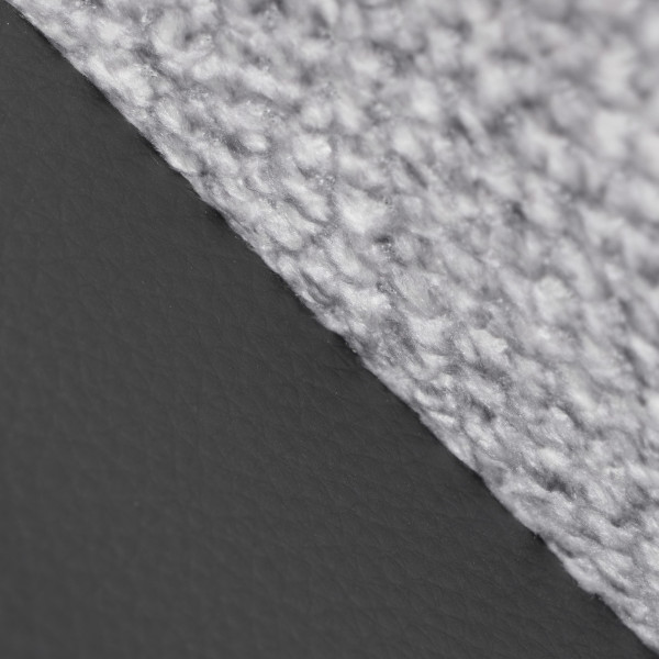 Кресло лаунж Cosmo велюр/букле (HYP)/Экокожа, светло-серый/графит фото № 13