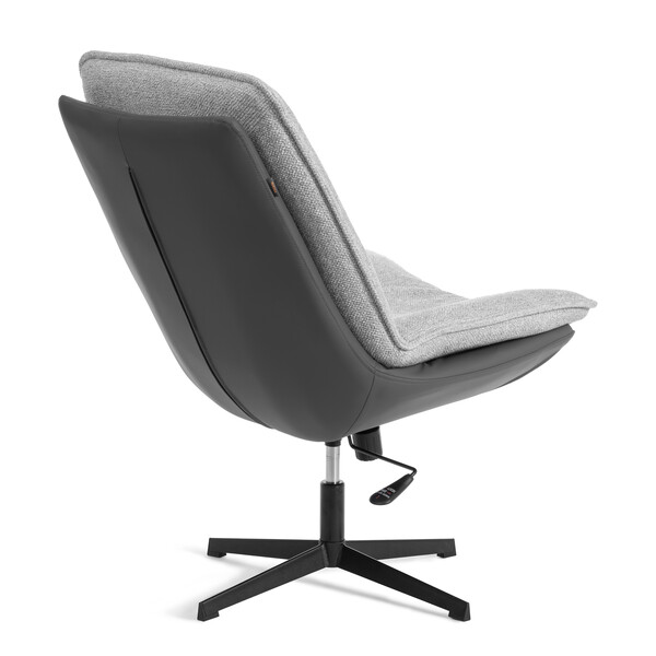 Кресло лаунж Cosmo велюр/букле, VT shape silver фото № 3