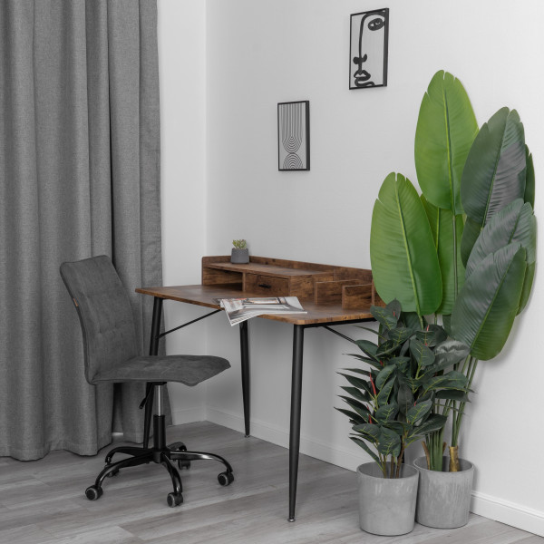 Кресло ONE metalBL ткань, серый, KUB 05 фото № 14