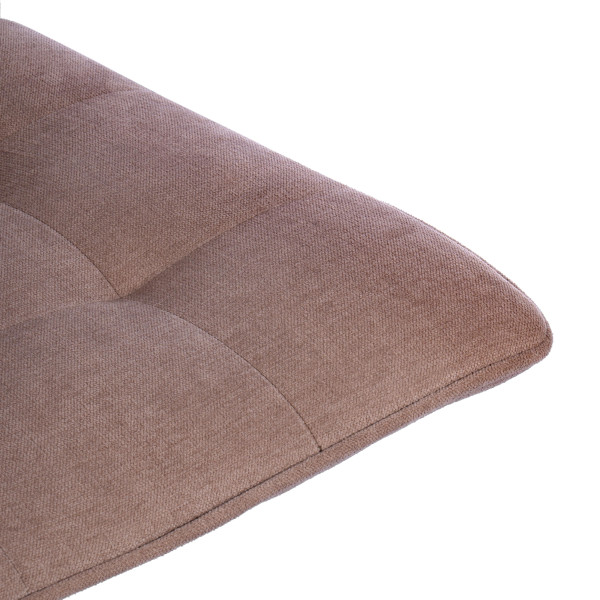 Кресло ONE metalBL ткань, светло-коричневый, KUB 03 фото № 7