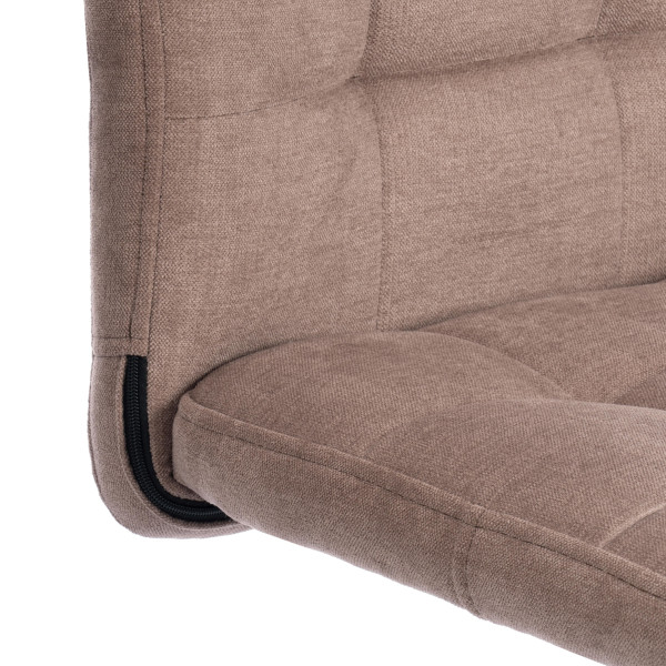 Кресло Fiesta metalBL ткань, светло-коричневый, KUB 03 фото № 7