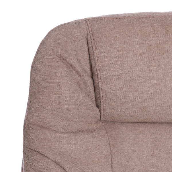 Кресло COMFORT Lux (22) metalBL ткань, светло-коричневый, KUB 03 фото № 10