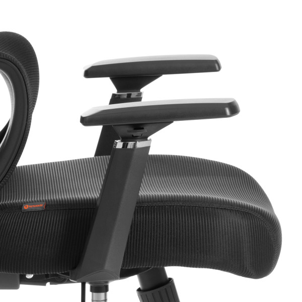 Кресло Mesh-12HR ткань, черный фото № 14