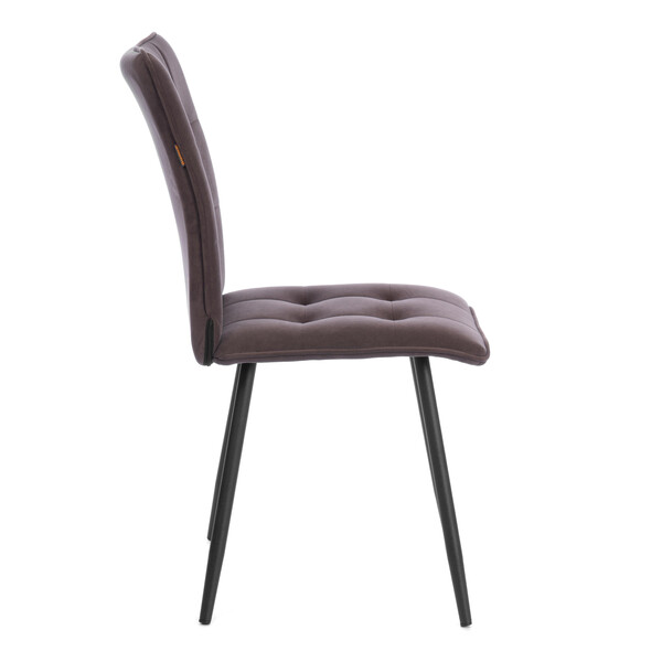 Стул обеденный Bari велюр, коричневый, 6, 46х55х89 фото № 2