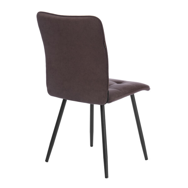 Стул обеденный Bari велюр, коричневый, 6, 46х55х89 фото № 3