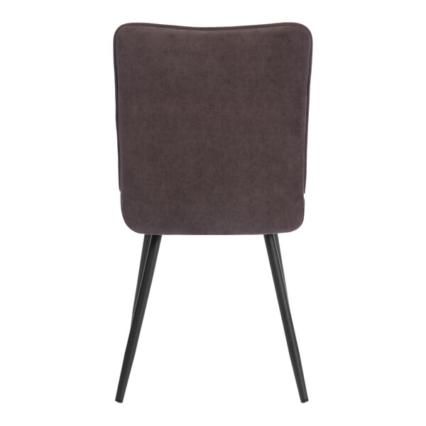 Стул обеденный Bari велюр, коричневый, 6, 46х55х89 фото № 4