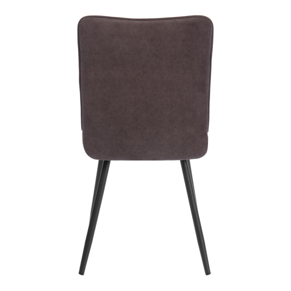 Стул обеденный Bari велюр, коричневый, 6, 46х55х89 фото № 4