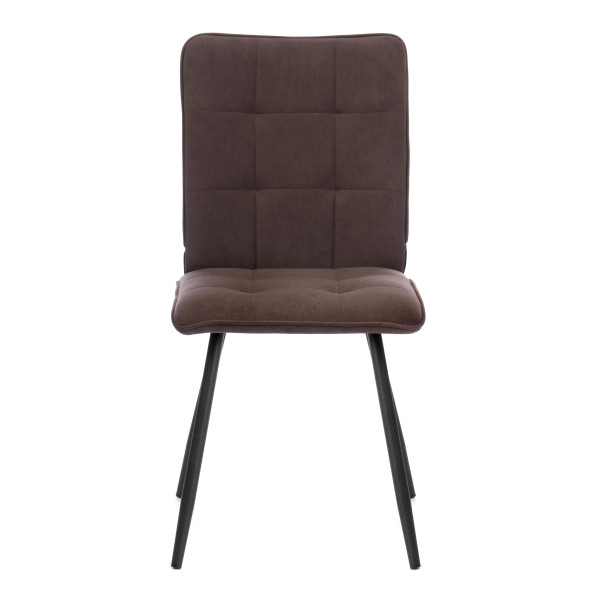 Стул обеденный Bari велюр, коричневый, 6, 46х55х89 фото № 5