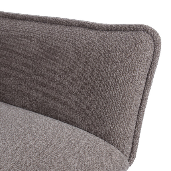 Кресло Murano/Мурано опора 360, велюр/букле (HYP)/Экокожа, бежевый/коричневый фото № 8