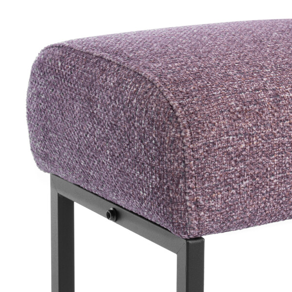 Пуф Charli Lux/Чарли Люкс велюр/букле, VT shape wood rose фото № 3