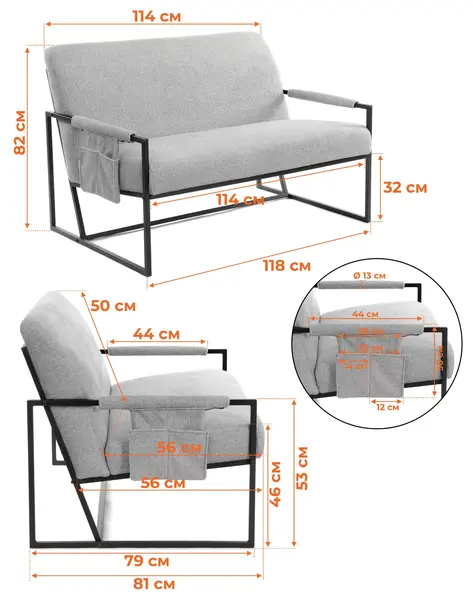 Диван Charli LUX/Чарли Люкс велюр/букле, VT shape wood rose фото № 11