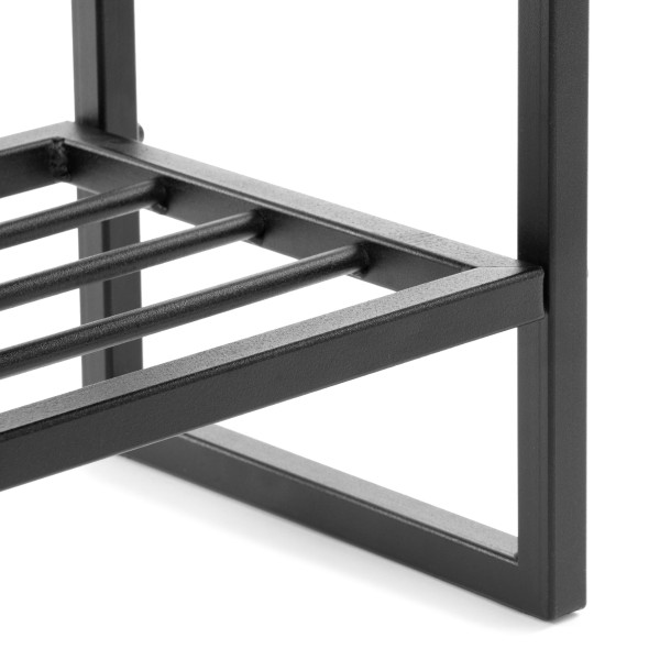 Банкетка-обувница Charli Lux/Чарли Люкс велюр/букле, VT shape wood rose фото № 6