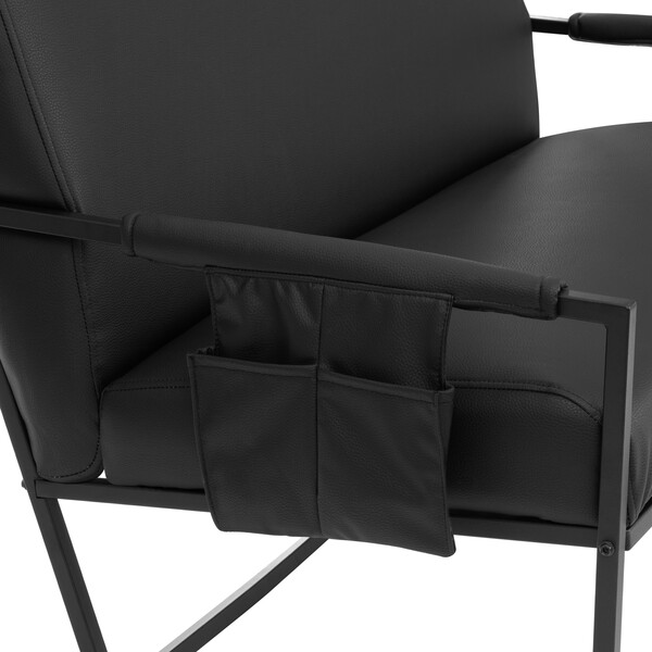 Диван Charli LUX/Чарли Люкс экокожа , Sharp Чёрный фото № 6