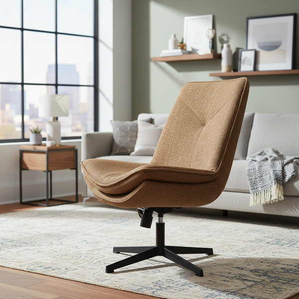 Кресло лаунж Cosmo велюр/букле, VT shape amber фото № 16