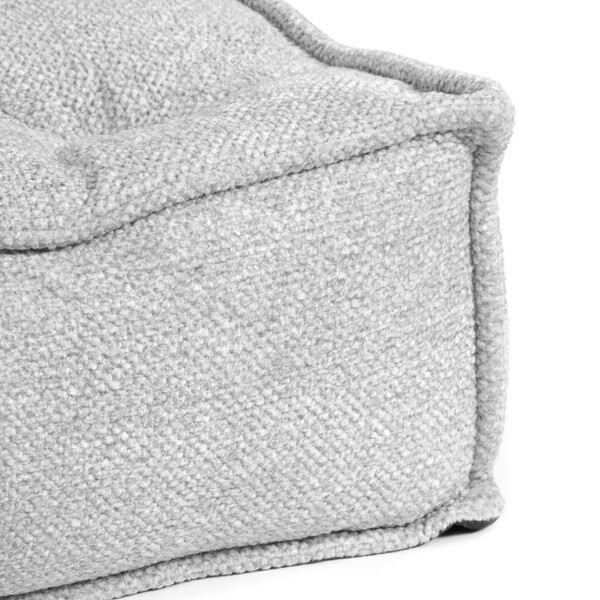 Модуль мягкий угловой Miracle велюр/букле, VT shape silver, 82x81x24 см фото № 8