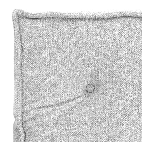 Модуль мягкий нижний Miracle велюр/букле, VT shape silver, 82x81x24 см фото № 6