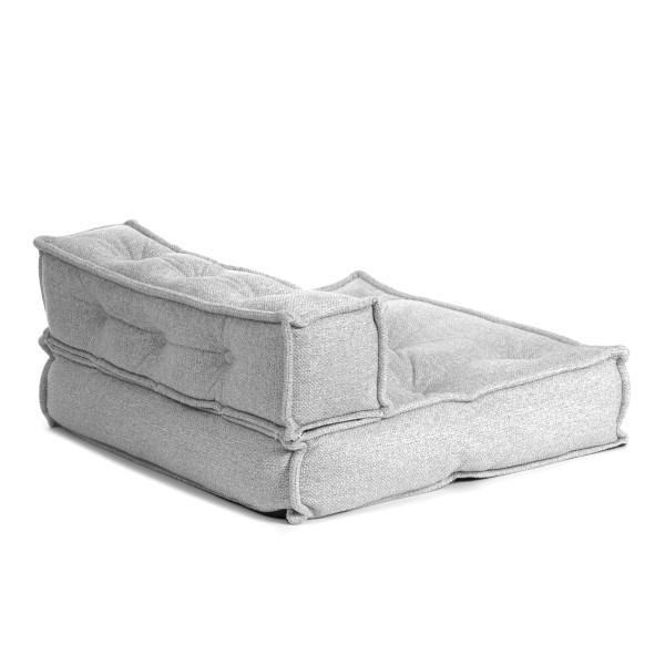 Модуль мягкий прямой Miracle велюр/букле, VT shape silver, 82x81x24 см фото № 3