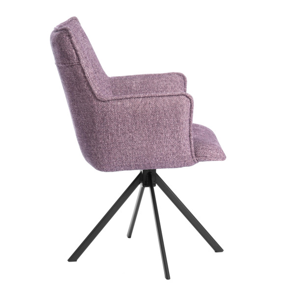 Кресло Lutz/Луц опора 360, велюр/букле, VT shape wood rose фото № 2