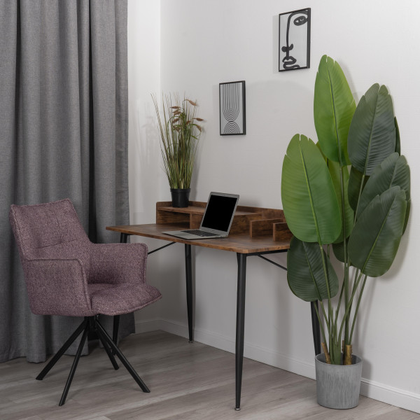 Кресло Lutz/Луц опора 360, велюр/букле, VT shape wood rose фото № 15