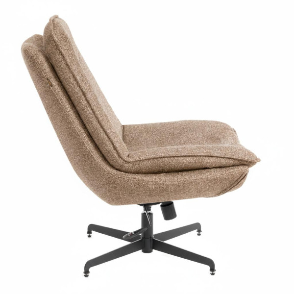 Кресло лаунж Cosmo велюр/букле, VT shape latte фото № 2