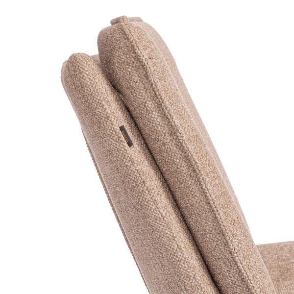 Кресло лаунж Cosmo велюр/букле, VT shape latte фото № 11