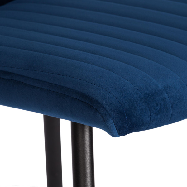 Стул обеденный Monte Carlo велюр, Blue (синий) фото № 8