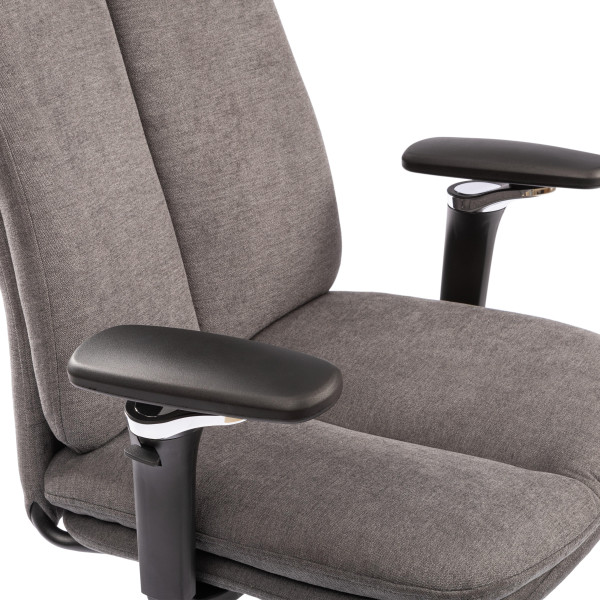 Кресло Eton хром 5D ткань, серый, KUB 05 фото № 18